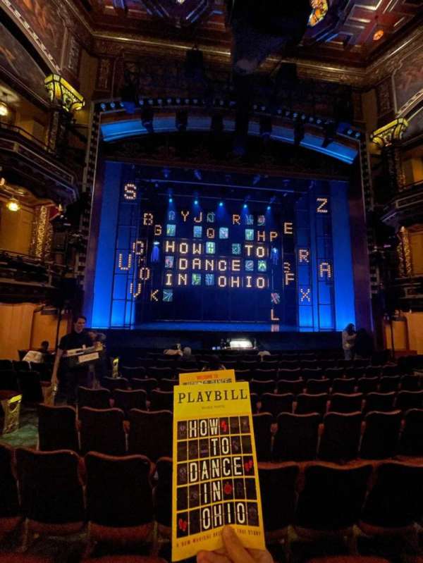 Belasco Theatre, section: Orchestra C, row: K, seat: 103