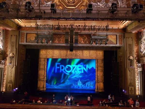 Hollywood Pantages Theatre, section: Mezzanine LC, row: C, seat: 305-307