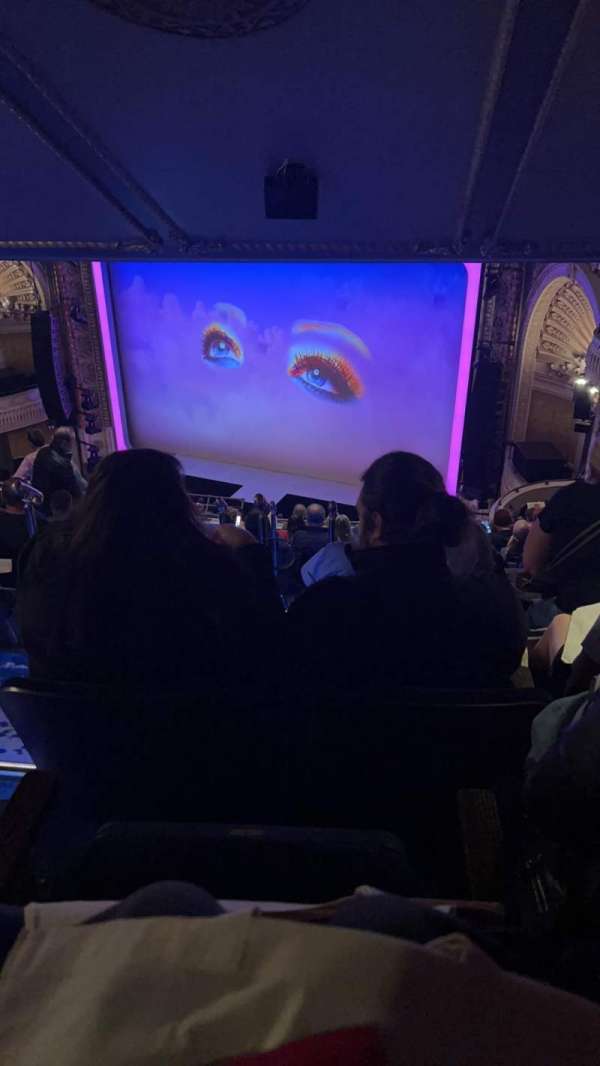 Palace Theatre, Broadway, section: Rear Mezzanine R, row: O, seat: 6