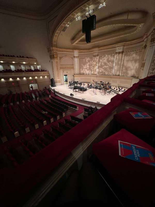 Carnegie Hall, section: Box 11, row: 1, seat: 1