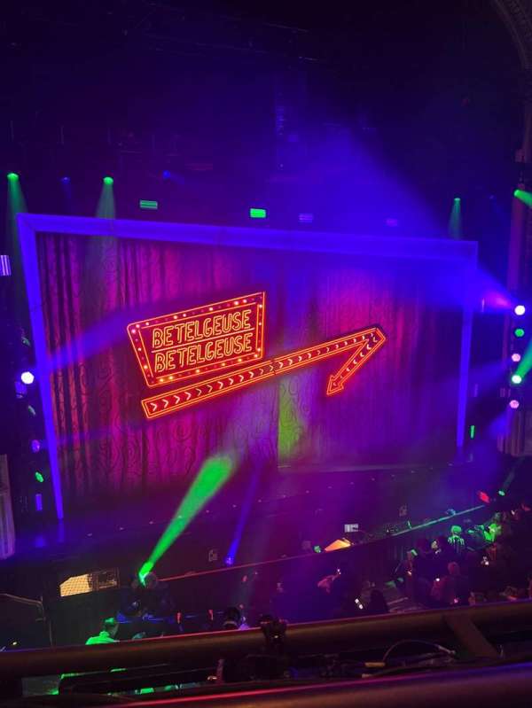 Palace Theatre, Broadway, section: Mezzanine L, row: AA, seat: 3