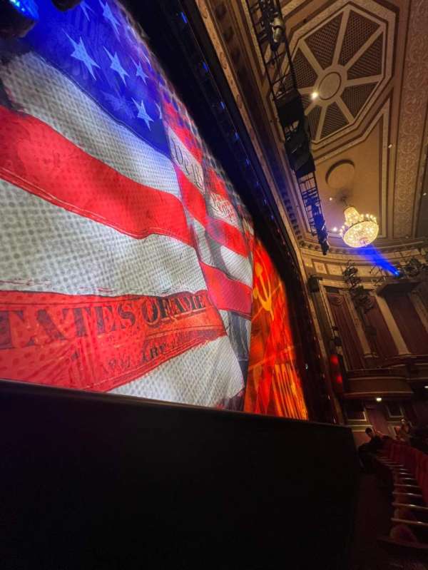 Imperial Theatre, section: Orchestra L, row: BB, seat: 5