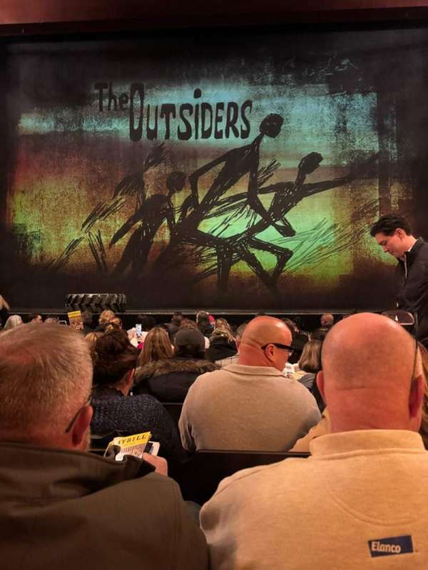 Bernard B. Jacobs Theatre, section: Orchestra c, row: I, seat: 107