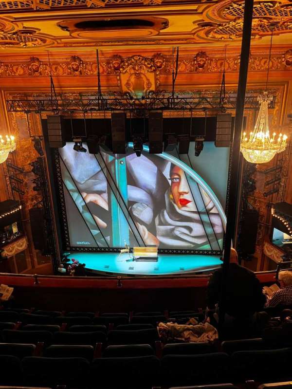 Longacre Theatre, section: Balcony C, row: F, seat: 104