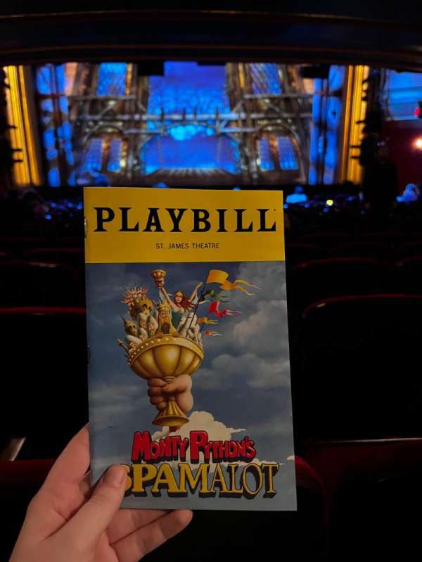 St. James Theatre, section: Orchestra C, row: T, seat: 103
