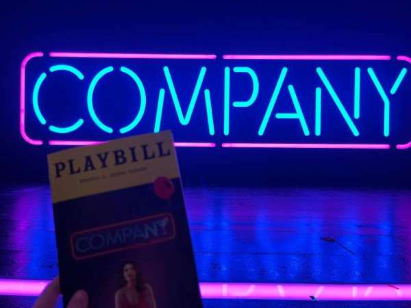 Bernard B. Jacobs Theatre, section: Orchestra C, row: AA, seat: 109