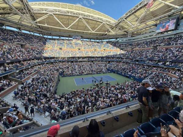 Arthur Ashe Stadium, section: 126, row: C, seat: 1