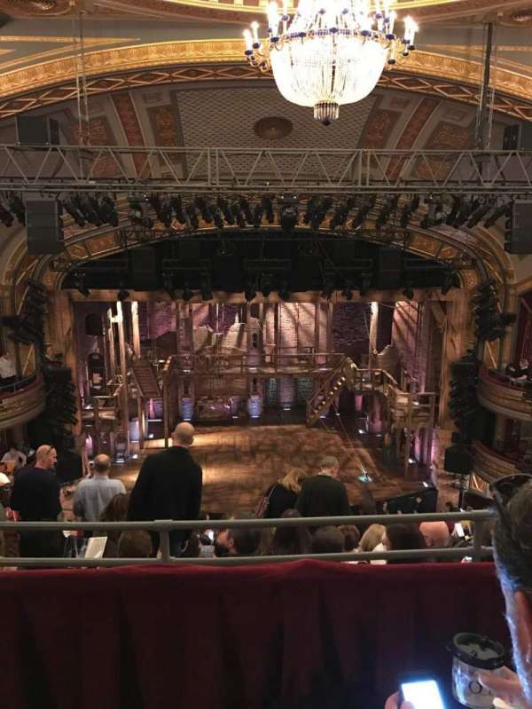 Richard Rodgers Theatre, section: Rear Mezzanine C, row: H, seat: 109