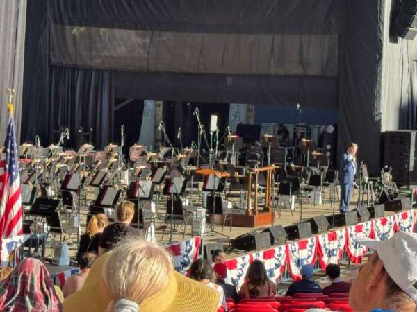 Shoreline Amphitheatre, section: 103, row: O, seat: 27
