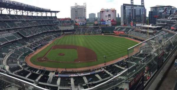 Truist Park, section: 420, row: 1, seat: 1