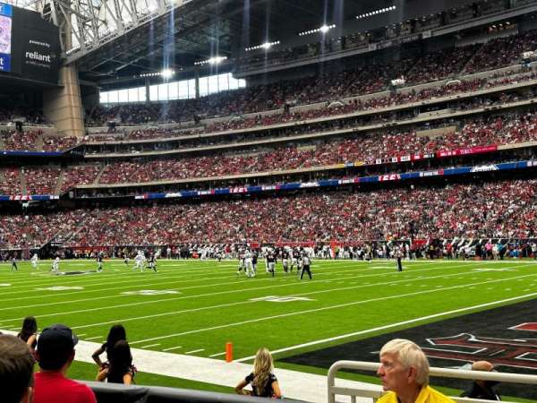 NRG Stadium, section: 121, row: D, seat: 1