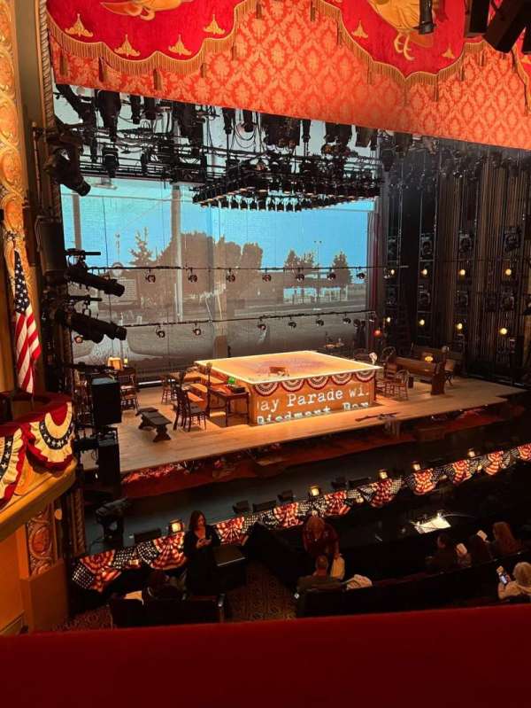 Bernard B. Jacobs Theatre, section: Mezzanine L, row: A, seat: 13
