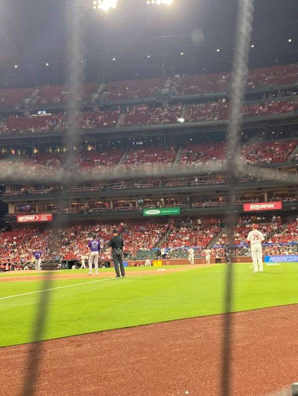 Busch Stadium, section: 164D, row: A, seat: 8