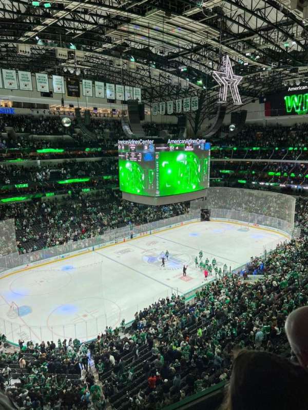 American Airlines Center, section: 330, row: B, seat: 9