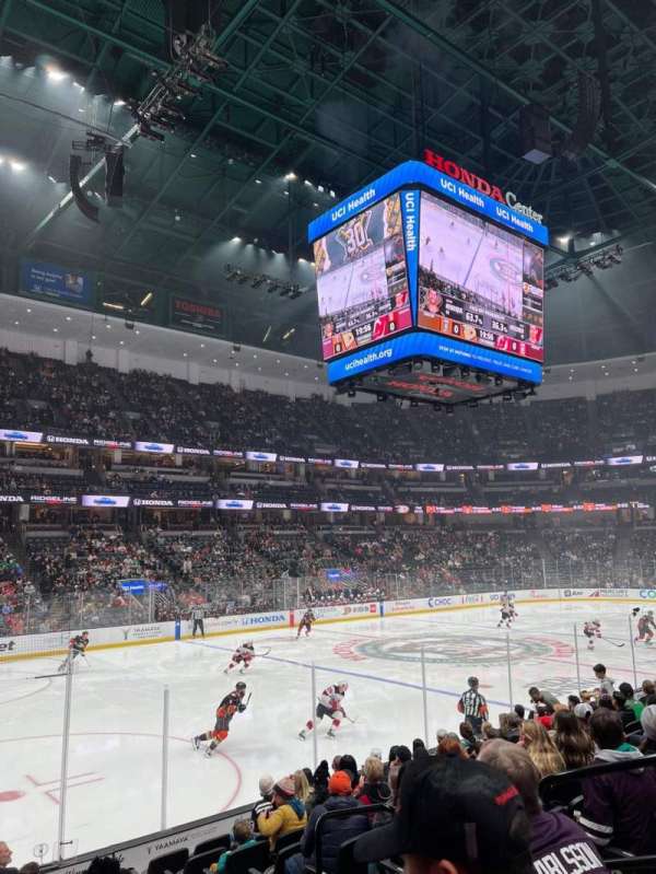 Honda Center, section: 225, row: L, seat: 5
