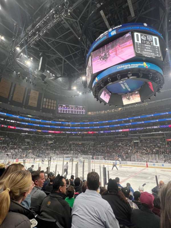 Crypto.com Arena, section: 101, row: 9, seat: 1