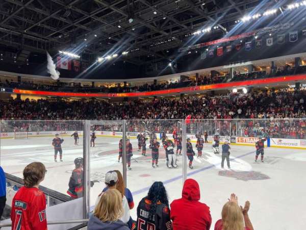 Acrisure Arena, section: 109, row: D, seat: 9