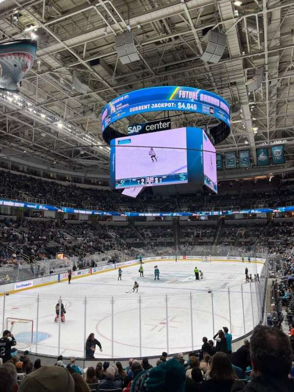 SAP Center, section: 120, row: 15, seat: 14