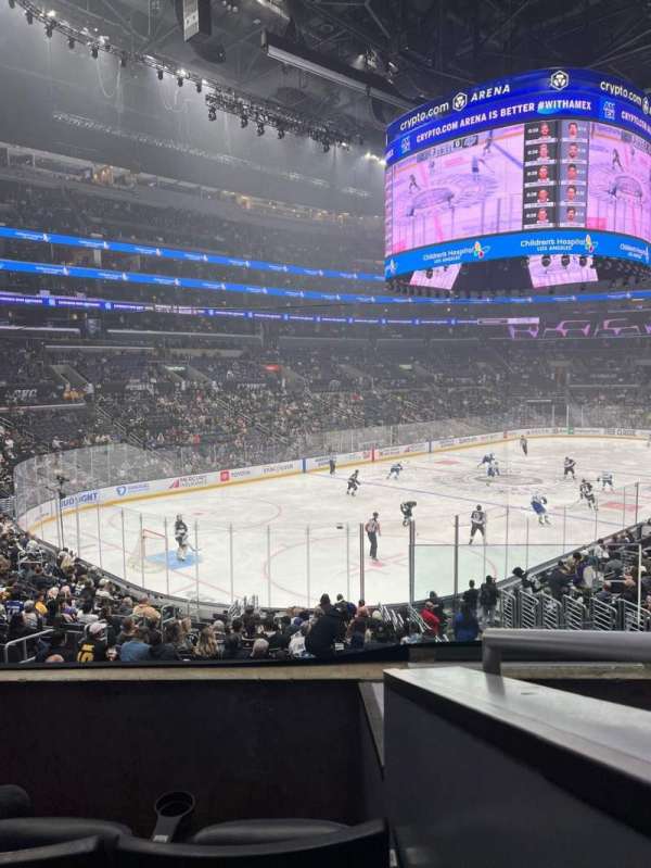 Crypto.com Arena, section: 205, row: 3, seat: 1