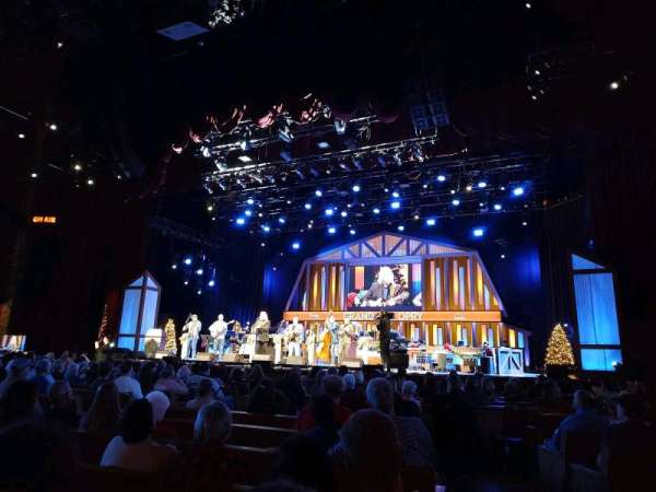 Grand Ole Opry House, section: 3, row: G, seat: 1