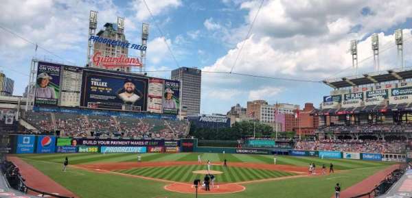 Progressive Field, section: 153, row: BB, seat: 13