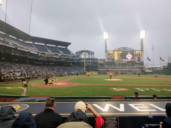 PNC Park, section: 13, row: K, seat: 1