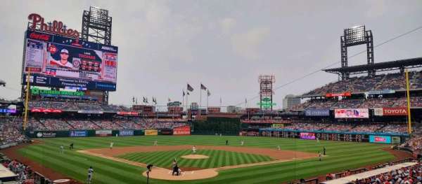 Citizens Bank Park, section: 123, row: 28, seat: 1
