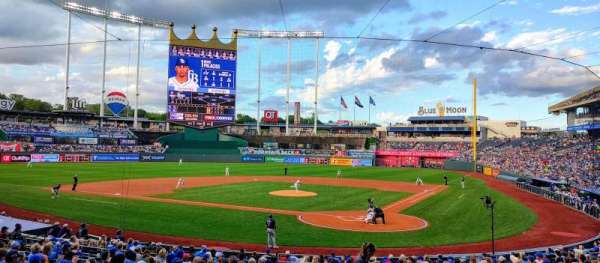 Kauffman Stadium, section: 126, row: T, seat: 1