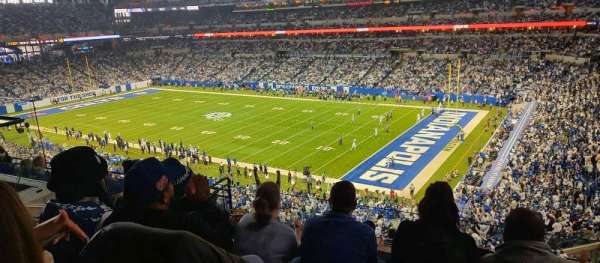 Lucas Oil Stadium, section: 434, row: 4, seat: 6