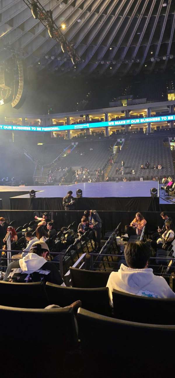 Oakland Arena, section: 115, row: 3, seat: 4