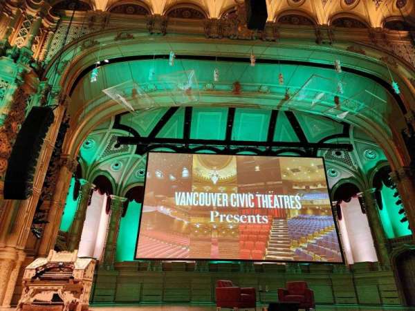 Orpheum Theatre, Vancouver, section: Orchestra LC, row: 7, seat: 37