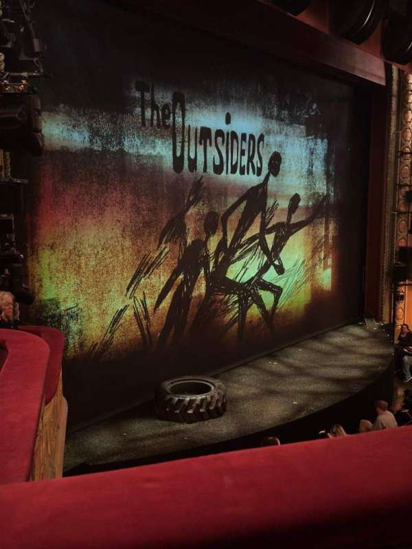 Bernard B. Jacobs Theatre, section: Mezzanine L, row: A, seat: 25