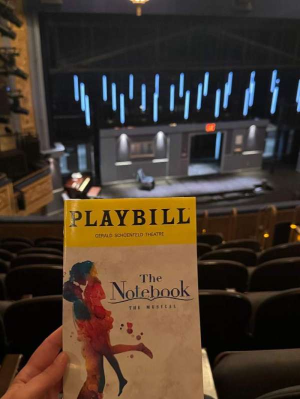 Gerald Schoenfeld Theatre, section: Mezzanine L, row: H, seat: 9