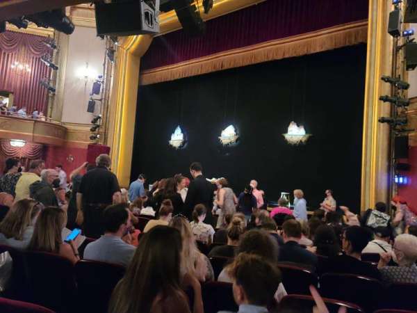 St. James Theatre, section: Orchestra R, row: M, seat: 16