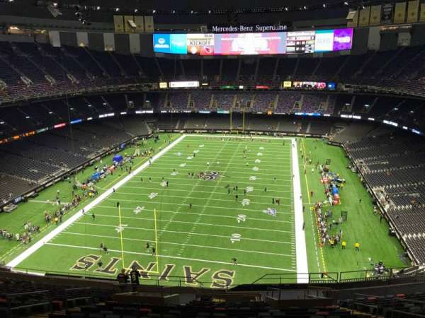 Caesars Superdome, section: 625, row: 21, seat: 11