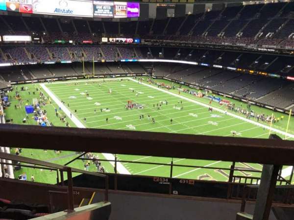 Caesars Superdome, section: 633, row: 6, seat: 3