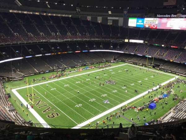 Caesars Superdome, section: 647, row: 26, seat: 9