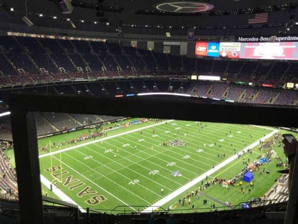 Caesars Superdome, section: 647, row: 26, seat: 21