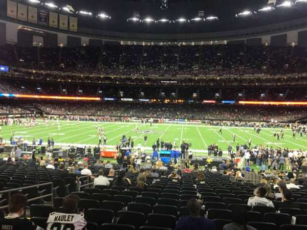 Caesars Superdome, section: 141, row: 27, seat: 17