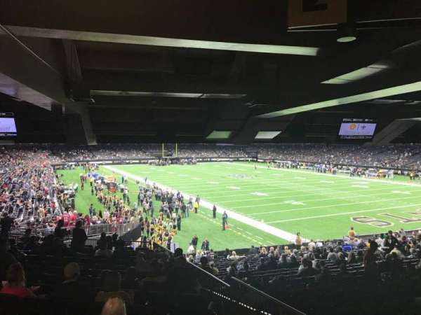 Caesars Superdome, section: 106, row: 36, seat: 1