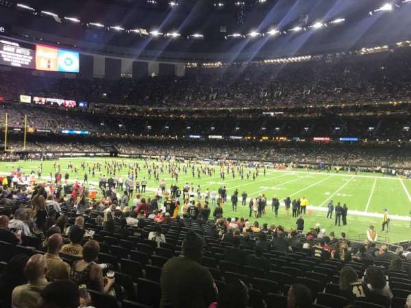 Caesars Superdome, section: 111, row: 23, seat: 4