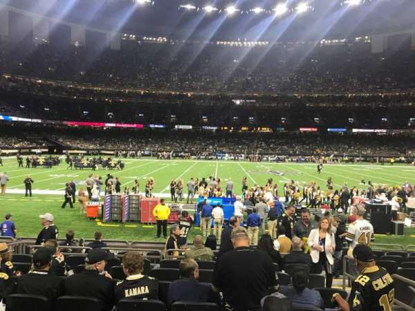 Caesars Superdome, section: 115, row: 12, seat: 3