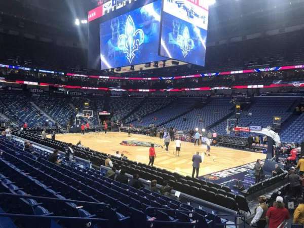 Smoothie King Center, section: 122, row: 14, seat: 4