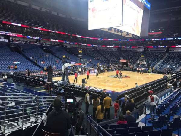Smoothie King Center, section: 104, row: 13, seat: 9