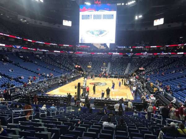 Smoothie King Center, section: 118, row: 19, seat: 8