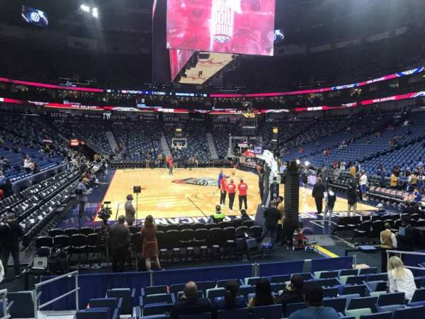 Smoothie King Center, section: 119, row: 6, seat: 11