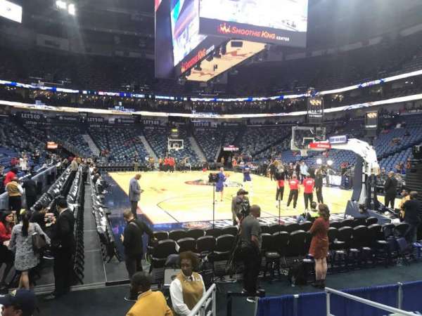 Smoothie King Center, section: 120, row: 5, seat: 3