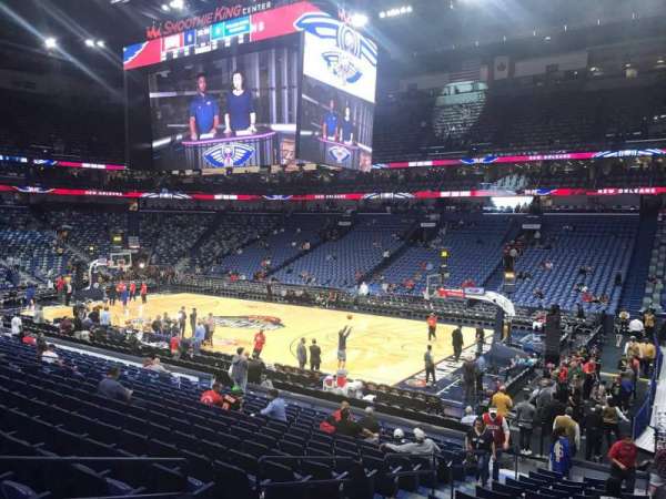 Smoothie King Center, section: 110, row: 20, seat: 10