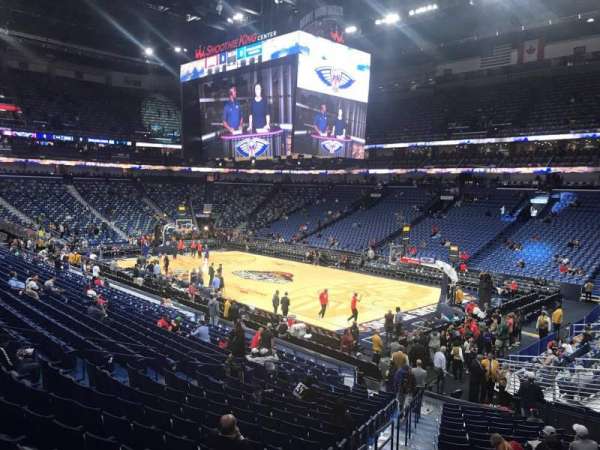 Smoothie King Center, section: 109, row: 23, seat: 20