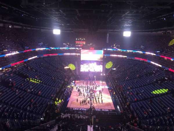 Smoothie King Center, section: 308, row: 11, seat: 8